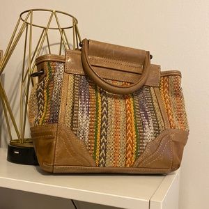 FRYE Riviana Woven Mini Tote/Crossbody
